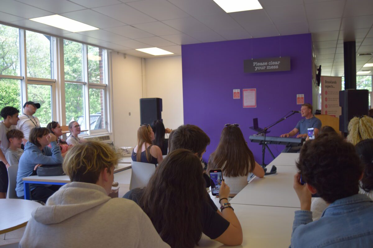 A Soundtrack for Success: Joel Foster Visits Brooklands 